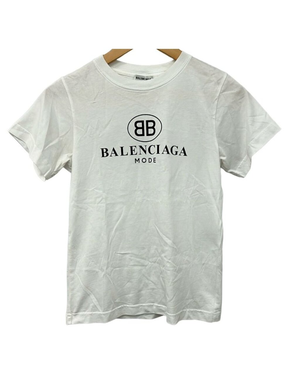 Balenciaga Short Sleeve T-Shirt White Black XS